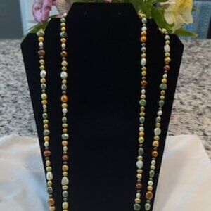 Women's 34" multi-stone necklace
